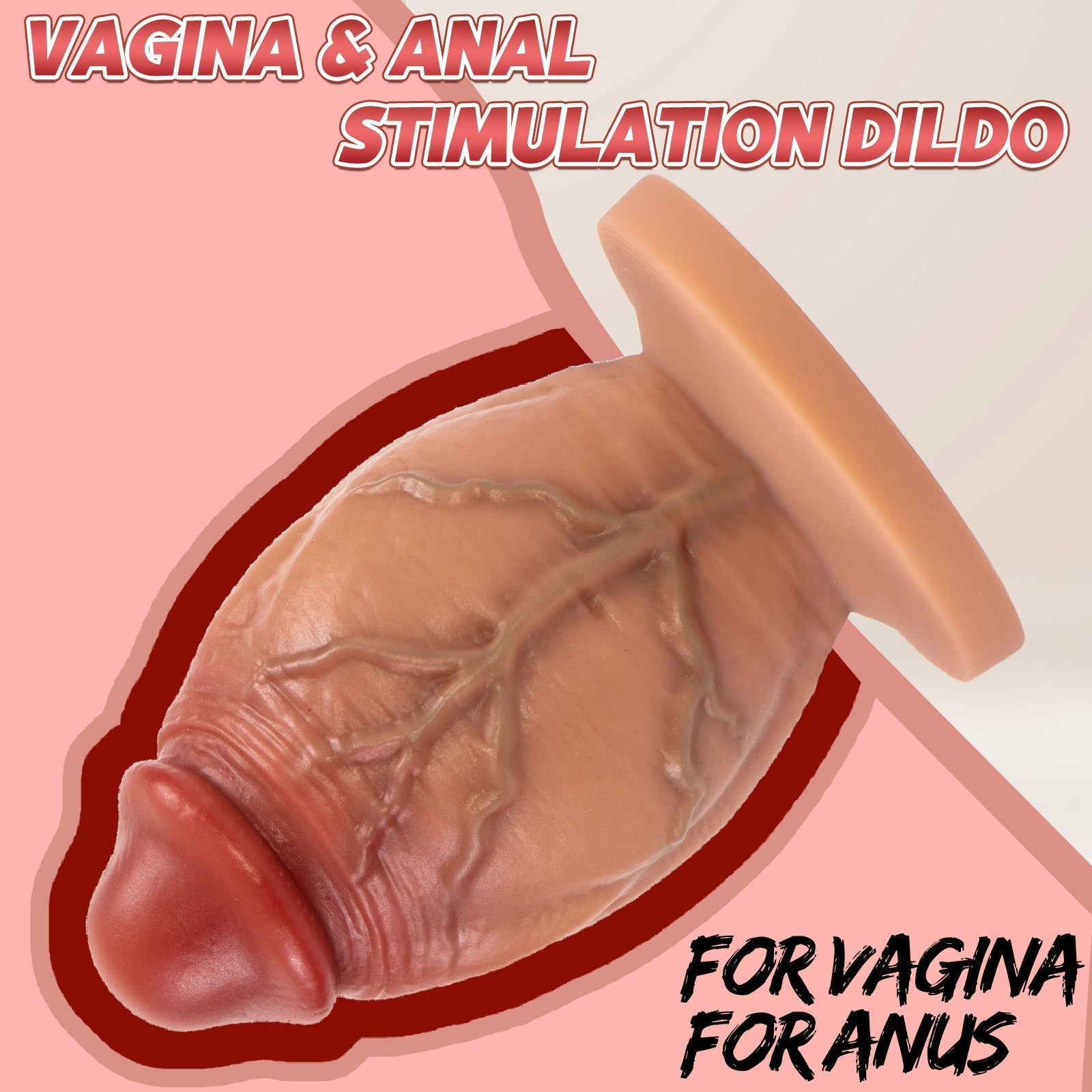 Silicone Fantasy Anal Dildo with Strong Suction - Tarisss Sex Toy Store