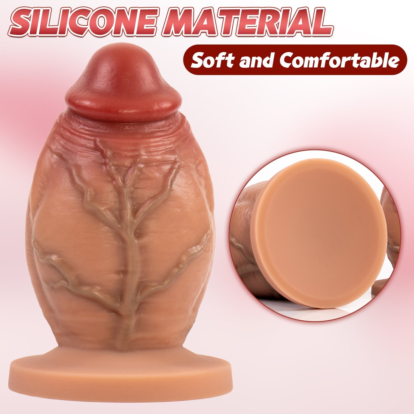 Silicone Fantasy Anal Dildo with Strong Suction - Tarisss Sex Toy Store