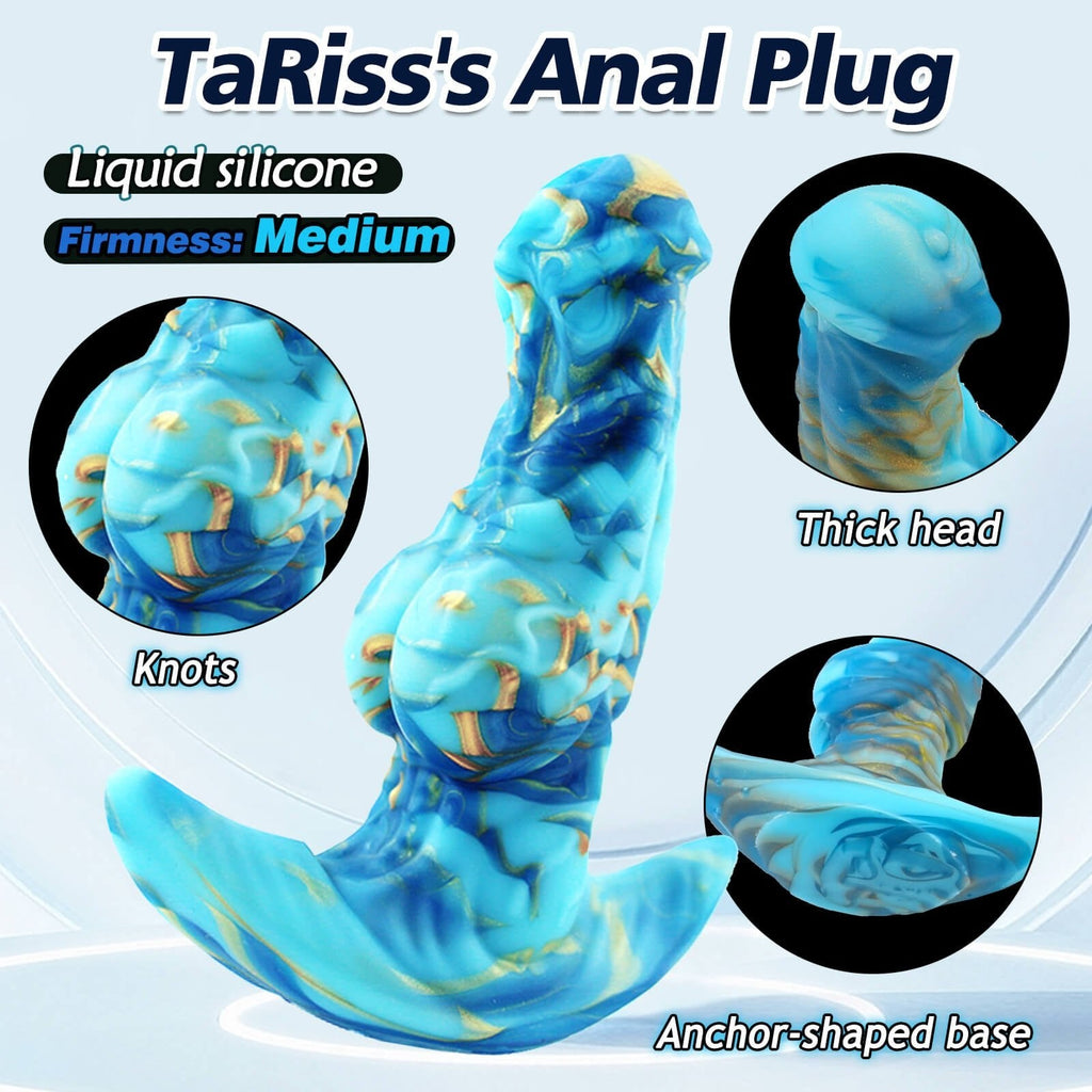 Silicone Fantasy Butt Plug with Anchor Base - Tarisss Sex Toy Store