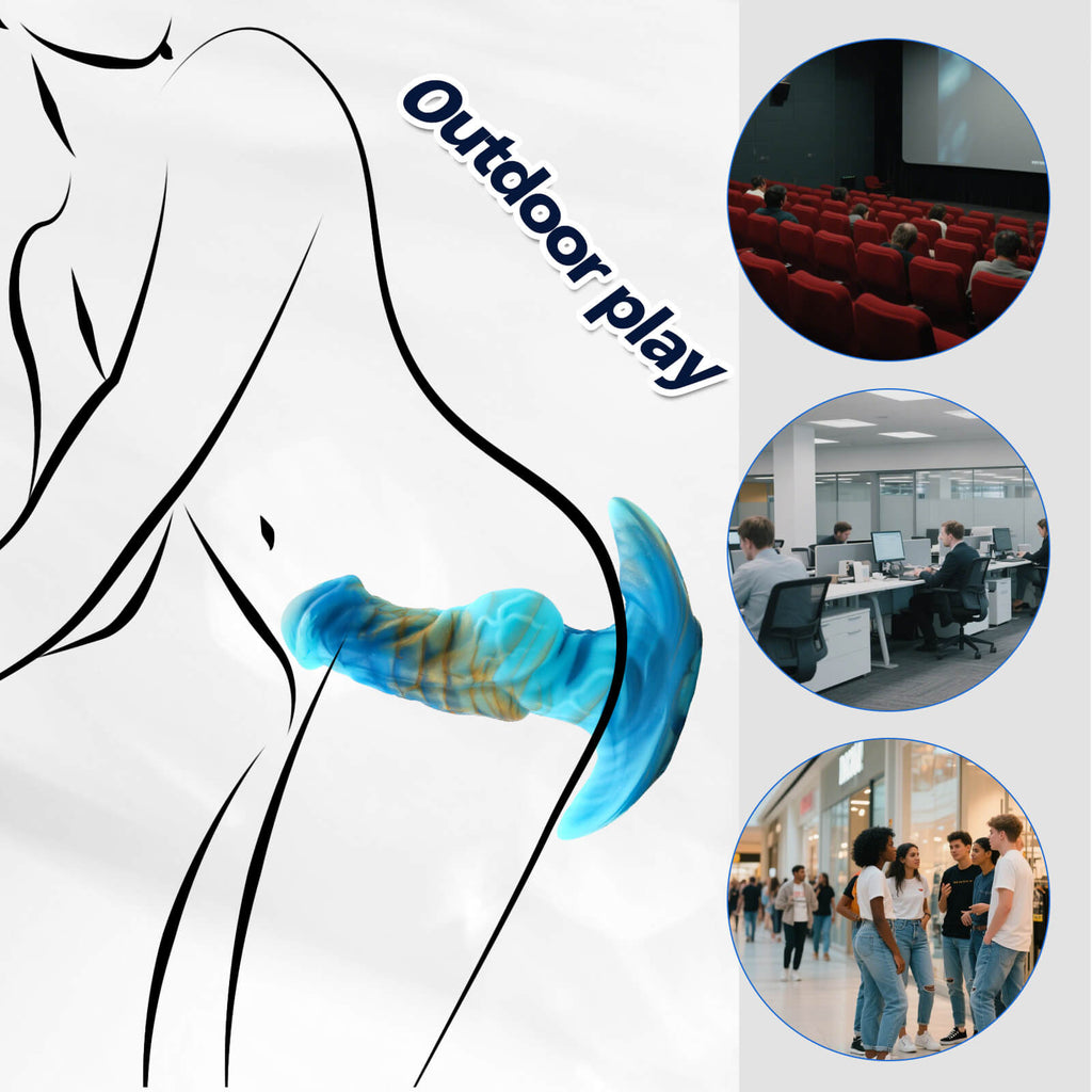 Silicone Fantasy Butt Plug with Anchor Base - Tarisss Sex Toy Store