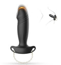 Silicone Insertable Plug with Safety Base & Pull Chain - Tarisss Sex Toy Store
