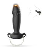Silicone Insertable Plug with Safety Base & Pull Chain - Tarisss Sex Toy Store