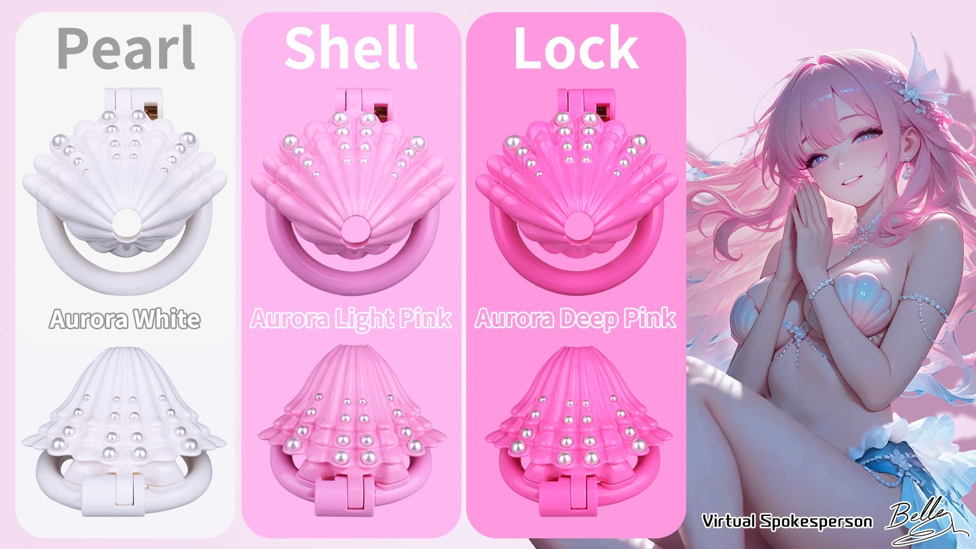 Silicone Male Chastity Cage Set with Lock, Rings & Accessories - Tarisss Sex Toy Store