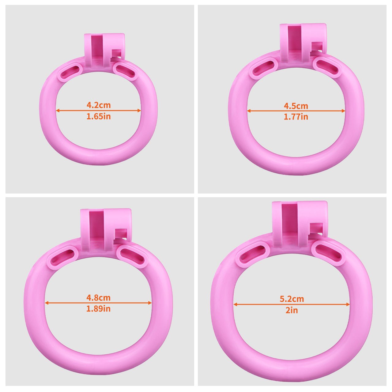 Silicone Male Chastity Cage Set with Lock, Rings & Accessories - Tarisss Sex Toy Store