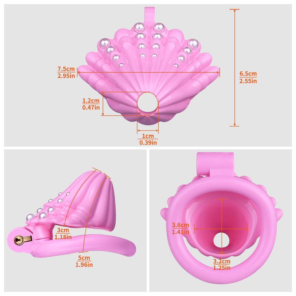 Silicone Male Chastity Cage Set with Lock, Rings & Accessories - Tarisss Sex Toy Store