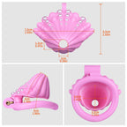 Silicone Male Chastity Cage Set with Lock, Rings & Accessories - Tarisss Sex Toy Store