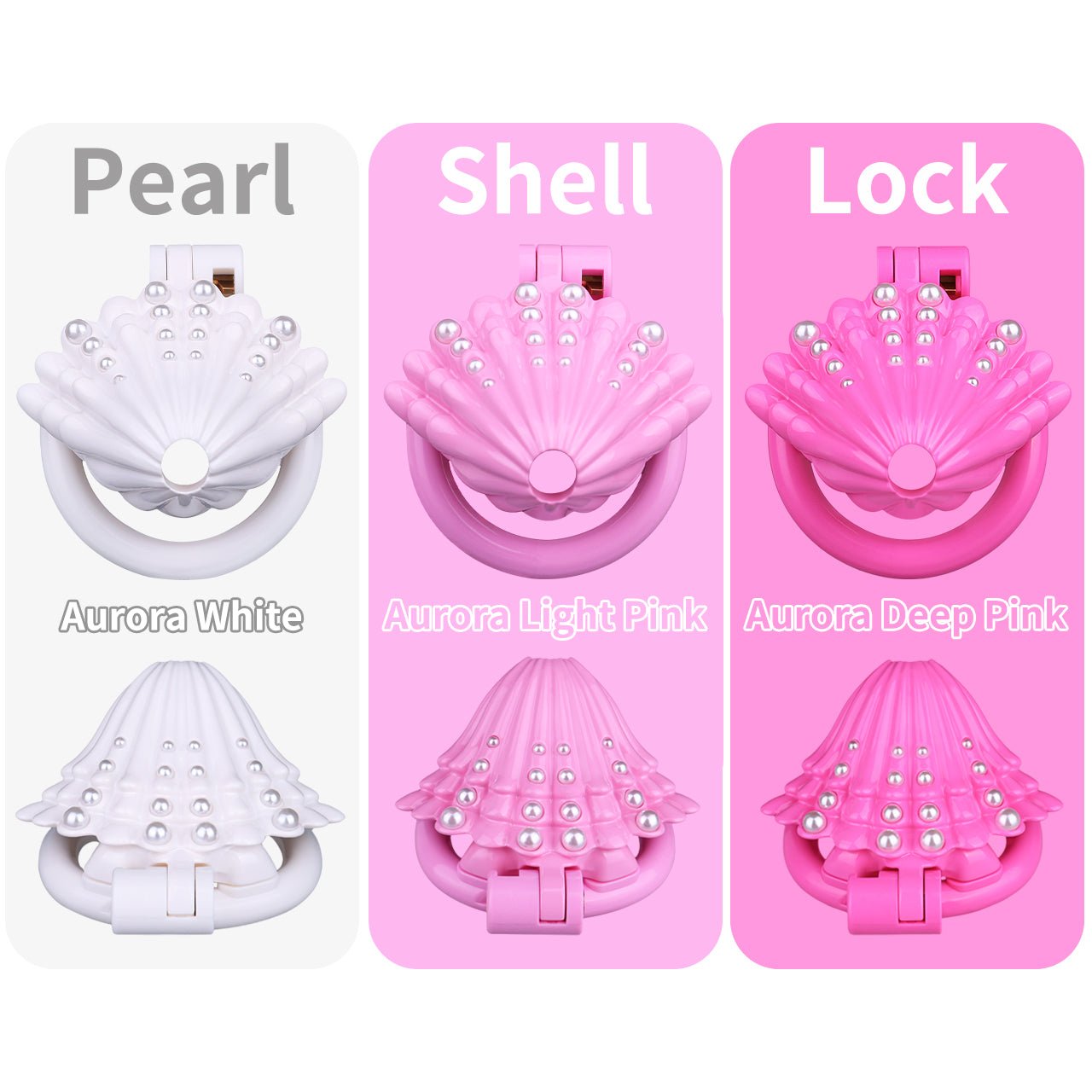 Silicone Male Chastity Cage Set with Lock, Rings & Accessories - Tarisss Sex Toy Store