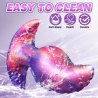 Silicone Octopus Butt Plug with Anchor Base - Tarisss Sex Toy Store
