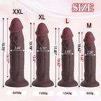 Silicone Realistic Dildo with Suction Cup Base - Tarisss Sex Toy Store