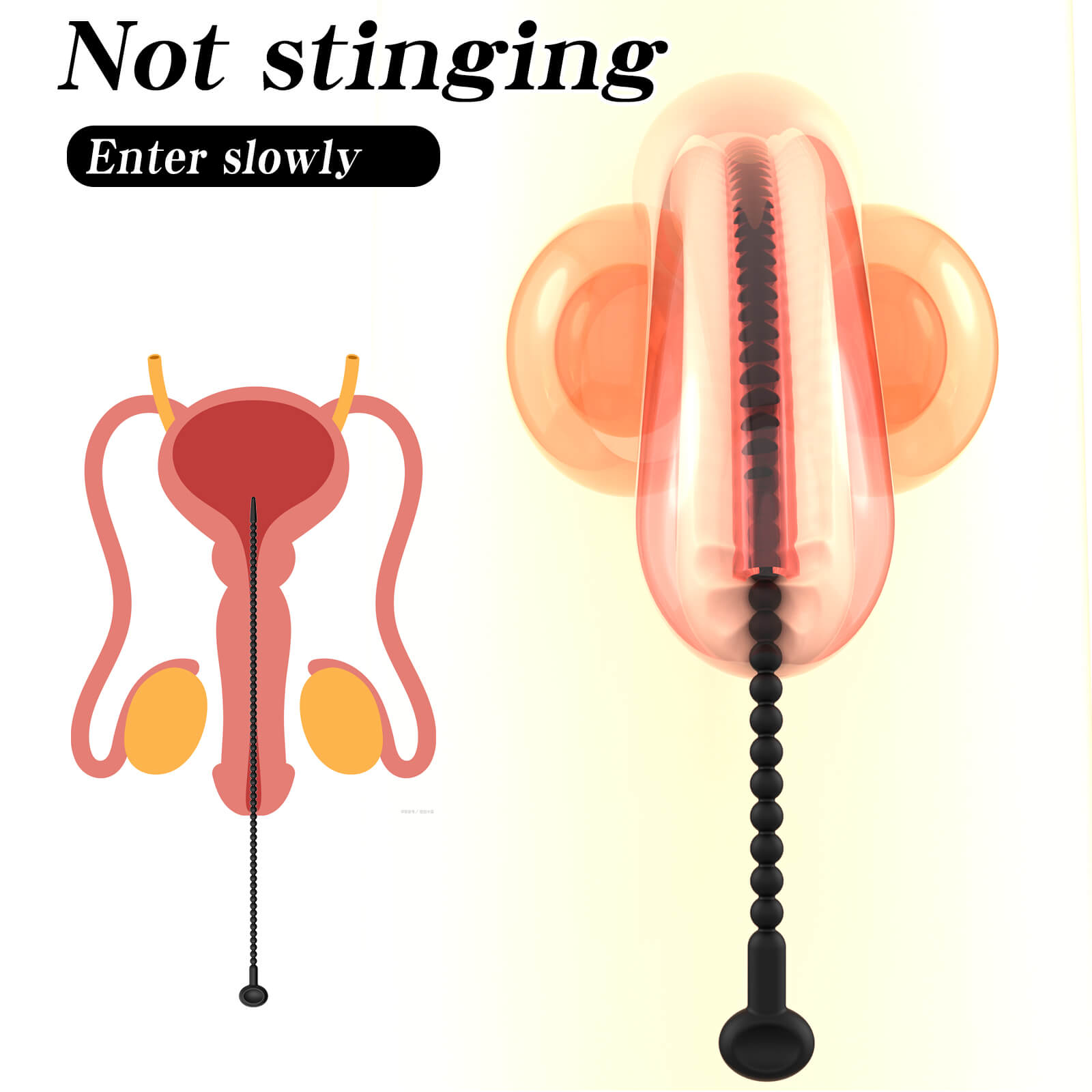 Silicone Urethral Sound - Tarisss Sex Toy Store