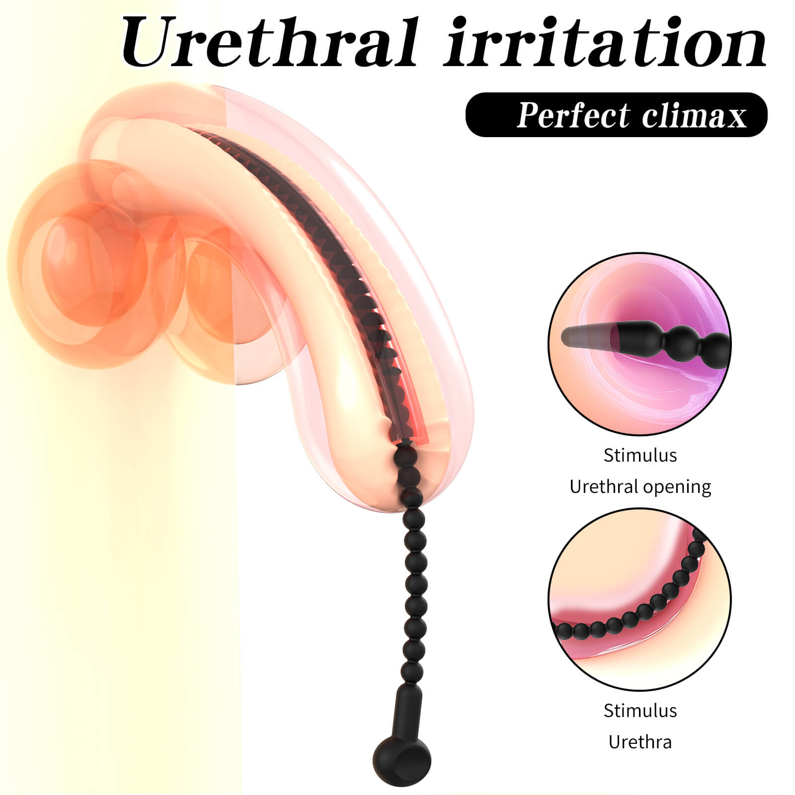 Silicone Urethral Sound - Tarisss Sex Toy Store