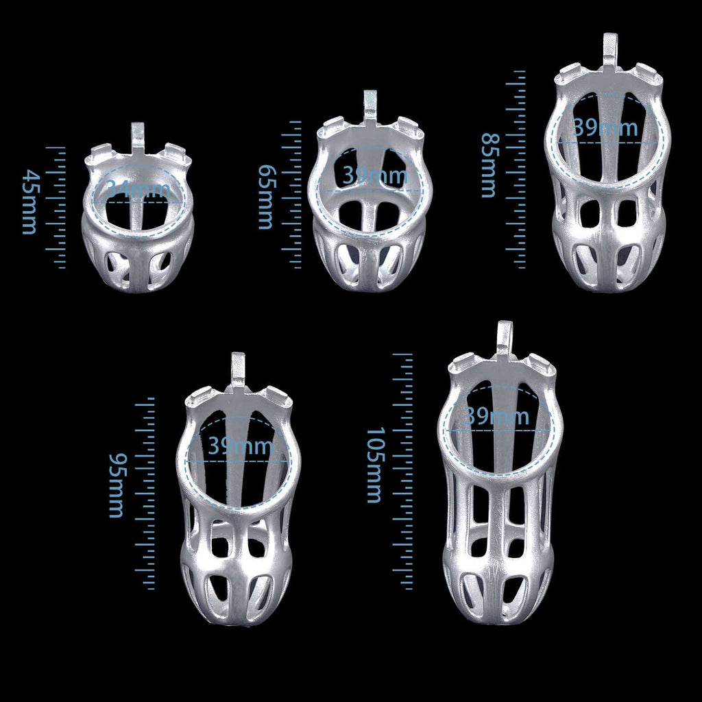 Silver Resin Cobra Male Chastity Cage - Tarisss Sex Toy Store