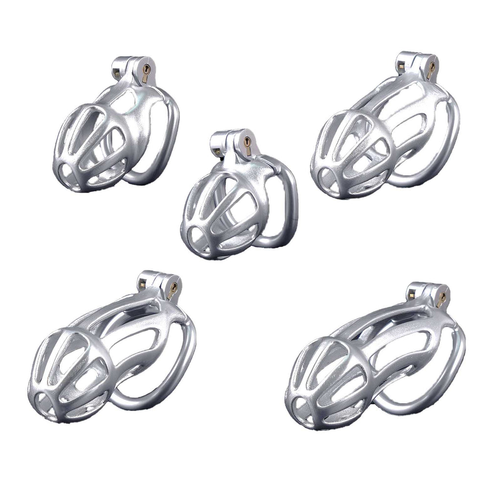 Silver Resin Cobra Male Chastity Cage - Tarisss Sex Toy Store