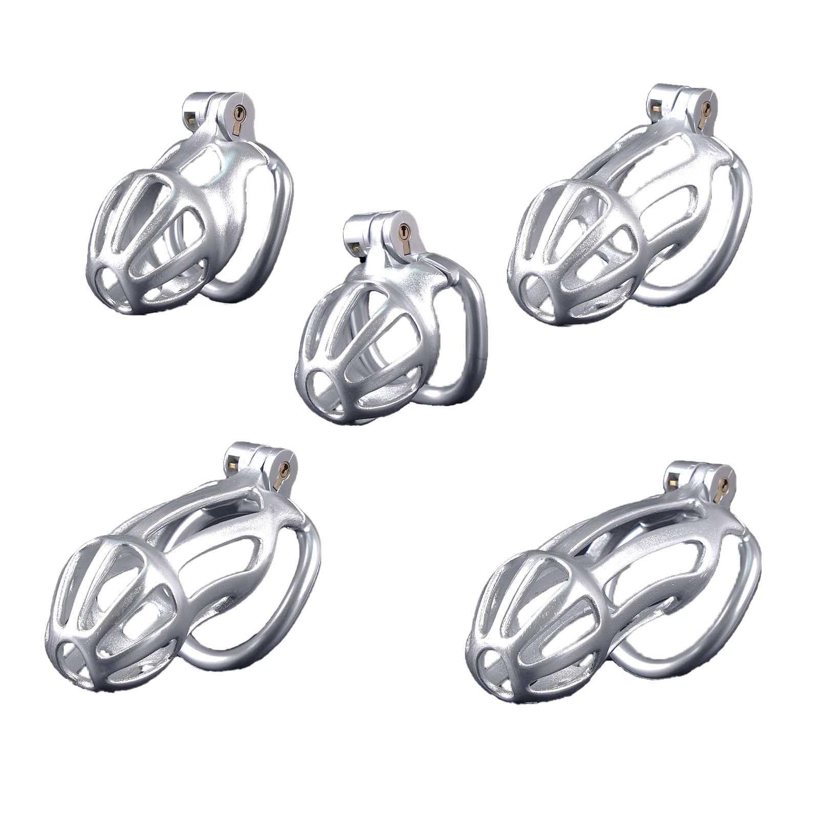 Silver Resin Cobra Male Chastity Cage - Tarisss Sex Toy Store