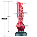 Skollian 9 Inch Wolf Dildo with Knot - Tarisss Sex Toy Store