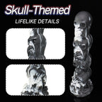 Skull - Themed Silicone Anal Plug with Suction Base - Tarisss Sex Toy Store