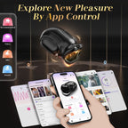 Smart Heating Automatic Male Masturbator App - Controlled Rotating & Suction Stroker - Tarisss Sex Toy Store