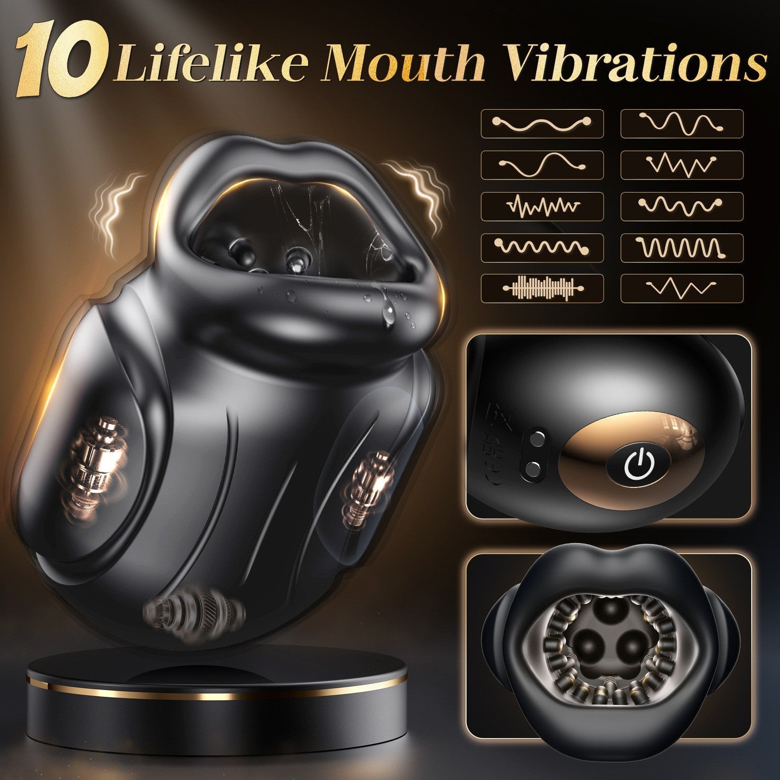 Smart Heating Automatic Male Masturbator App - Controlled Rotating & Suction Stroker - Tarisss Sex Toy Store