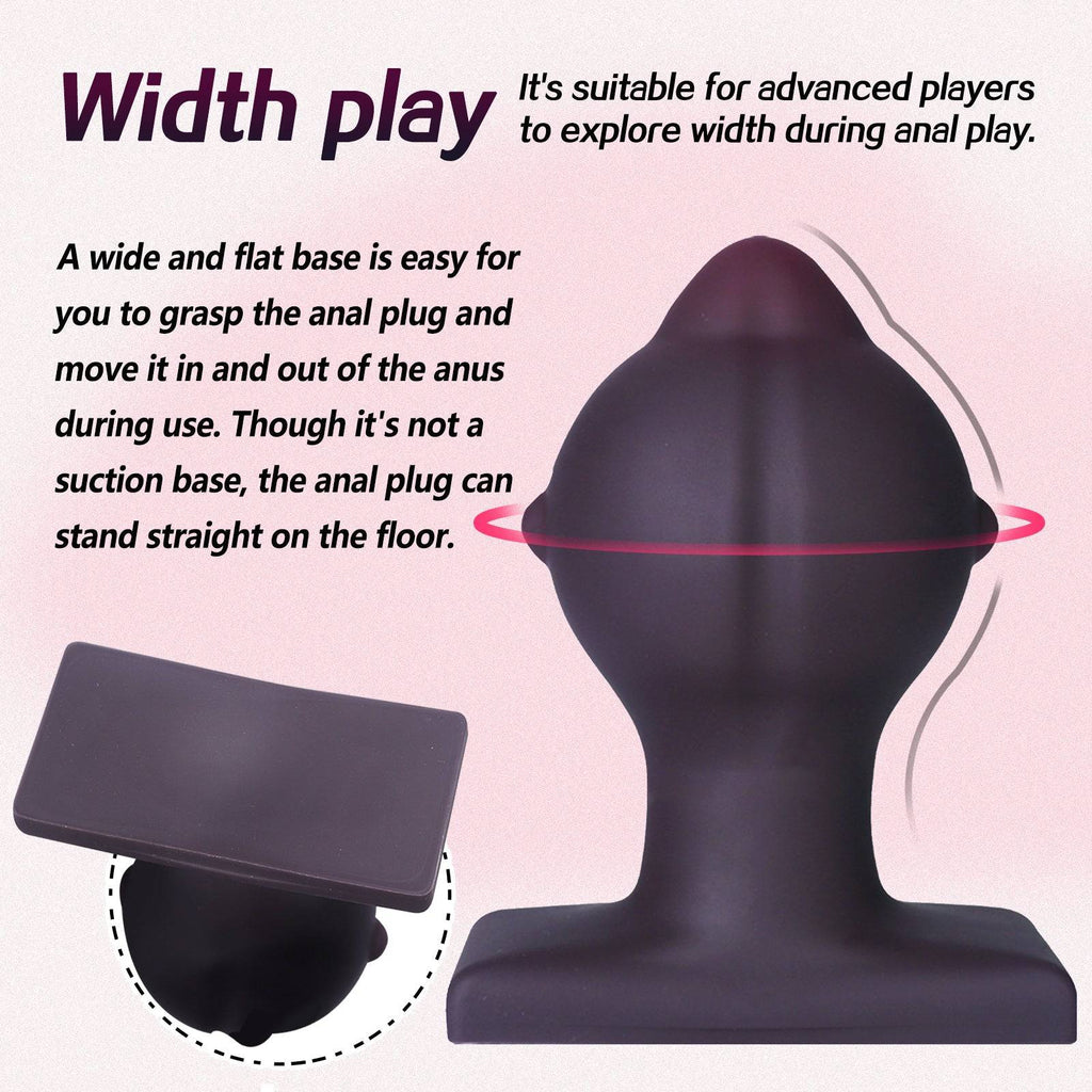 Smart Silicone Peach Shape Anal Plug with Flat Base "Peach Boy" - Tarisss Sex Toy Store