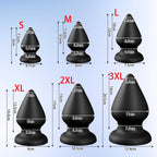 Smooth Tapered Silicone Anal Plug with Wide Base - Tarisss Sex Toy Store