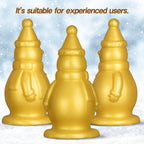 Snowman 6 Inch Thick Butt Plug Dildo - Tarisss Sex Toy Store