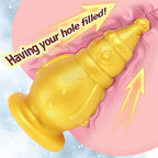Snowman 6 Inch Thick Butt Plug Dildo - Tarisss Sex Toy Store