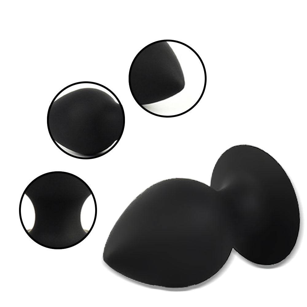 Spades A Small Black Silicone Butt Plug - Tarisss Sex Toy Store