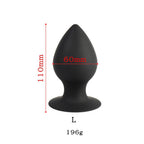 Spades A Small Black Silicone Butt Plug - Tarisss Sex Toy Store