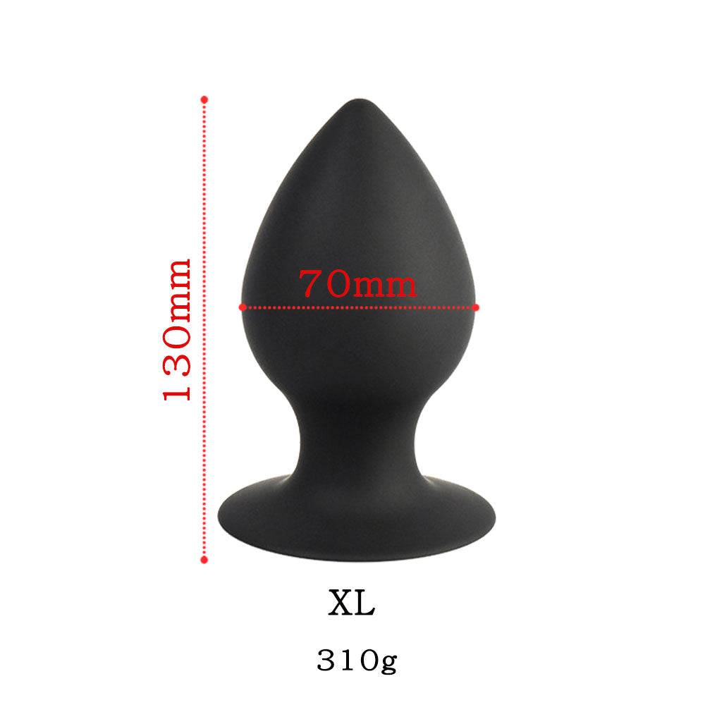 Spades A Small Black Silicone Butt Plug - Tarisss Sex Toy Store