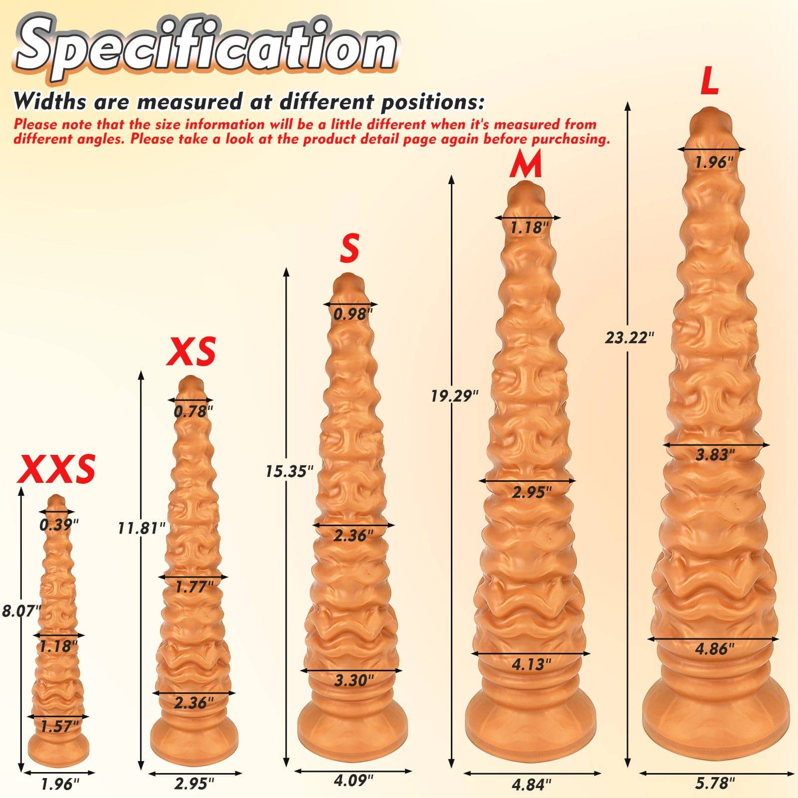 Spike 23 Inch Huge Extra Long Butt Plug Dildo - Tarisss Sex Toy Store