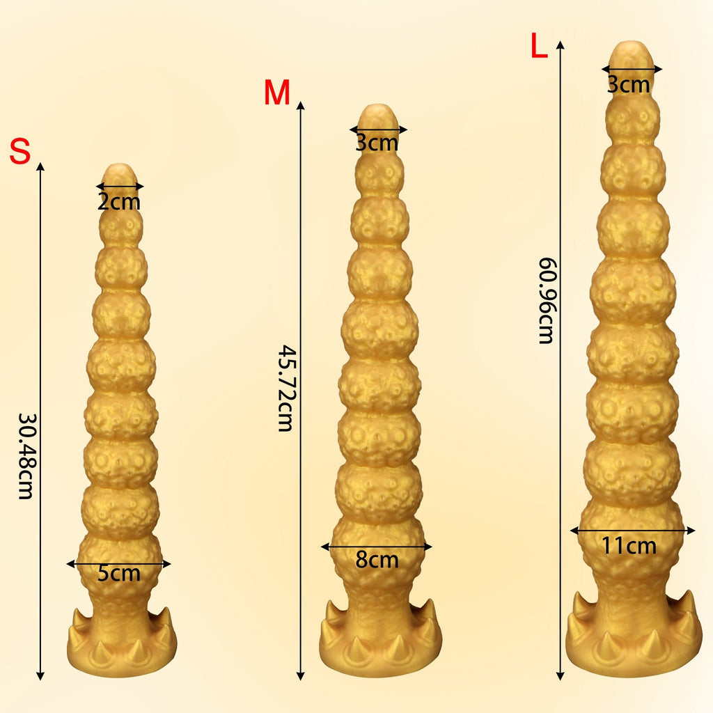 Spiked Silicone Anal Plug - Tarisss Sex Toy Store