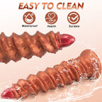 Spiral Textured Anal Plug with Suction Base - Tarisss Sex Toy Store