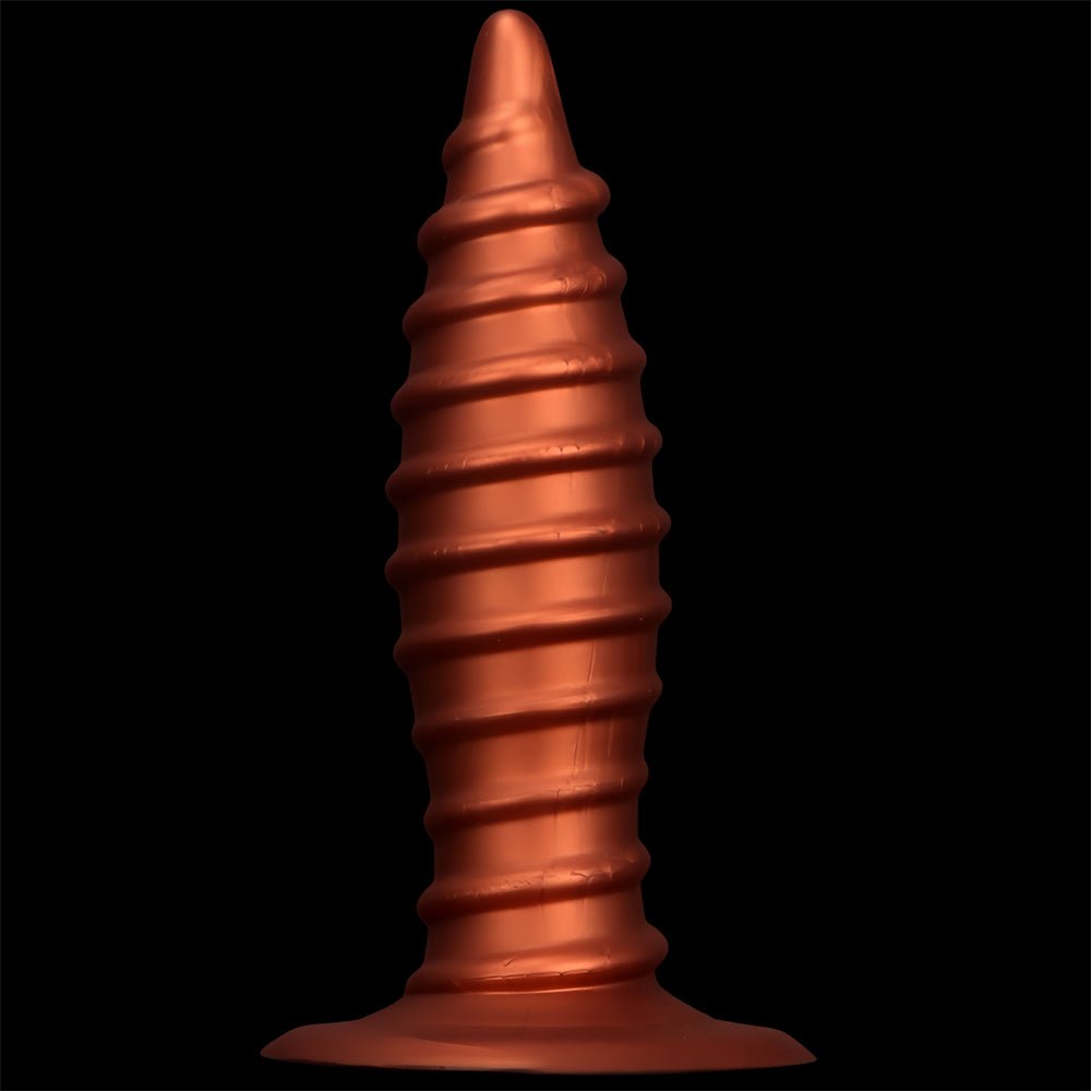 Spiral Textured Dildo with Suction Base - Tarisss Sex Toy Store