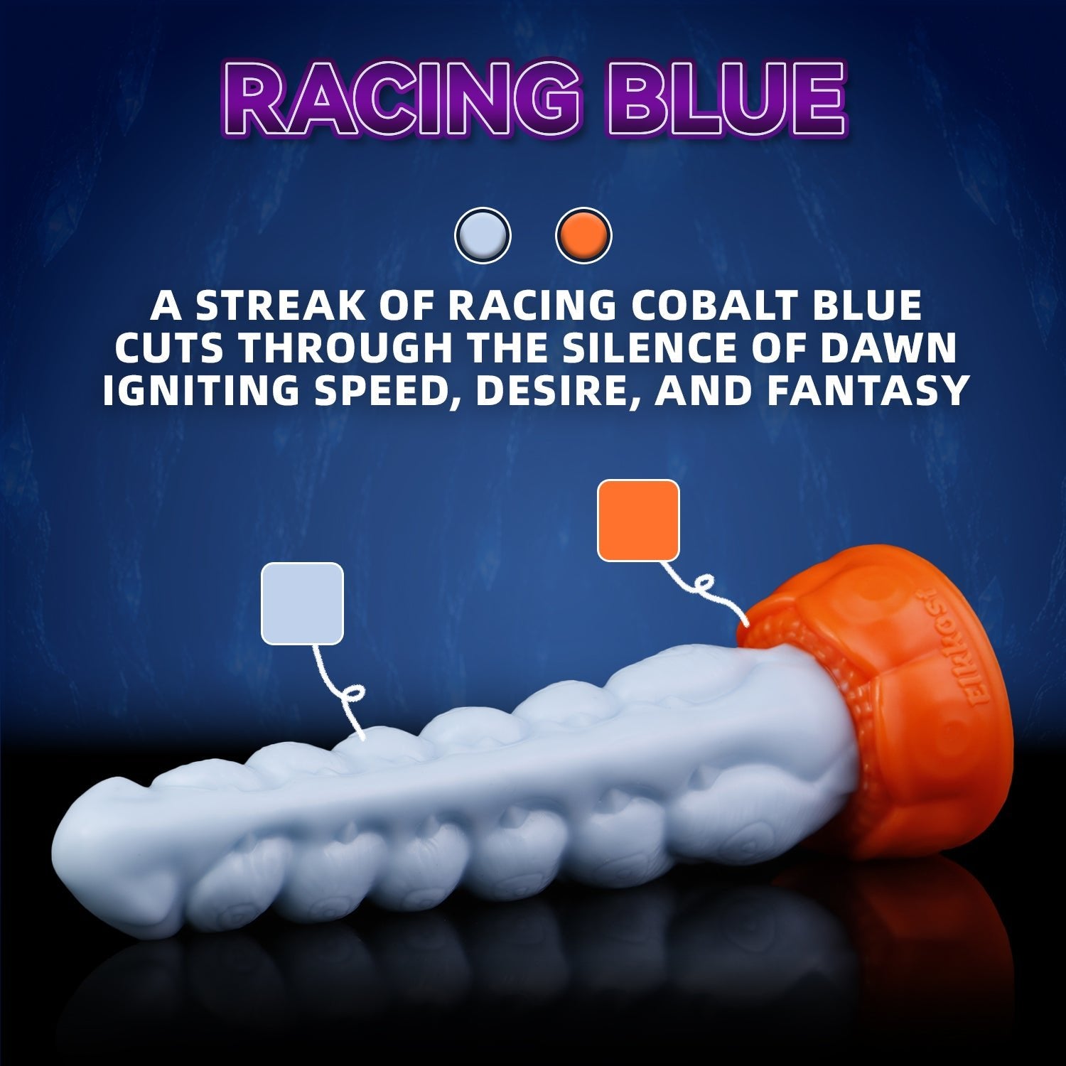 Spiraling Texture and Internal Nubs Silicone Dildo with Suction Cup - Tarisss Sex Toy Store