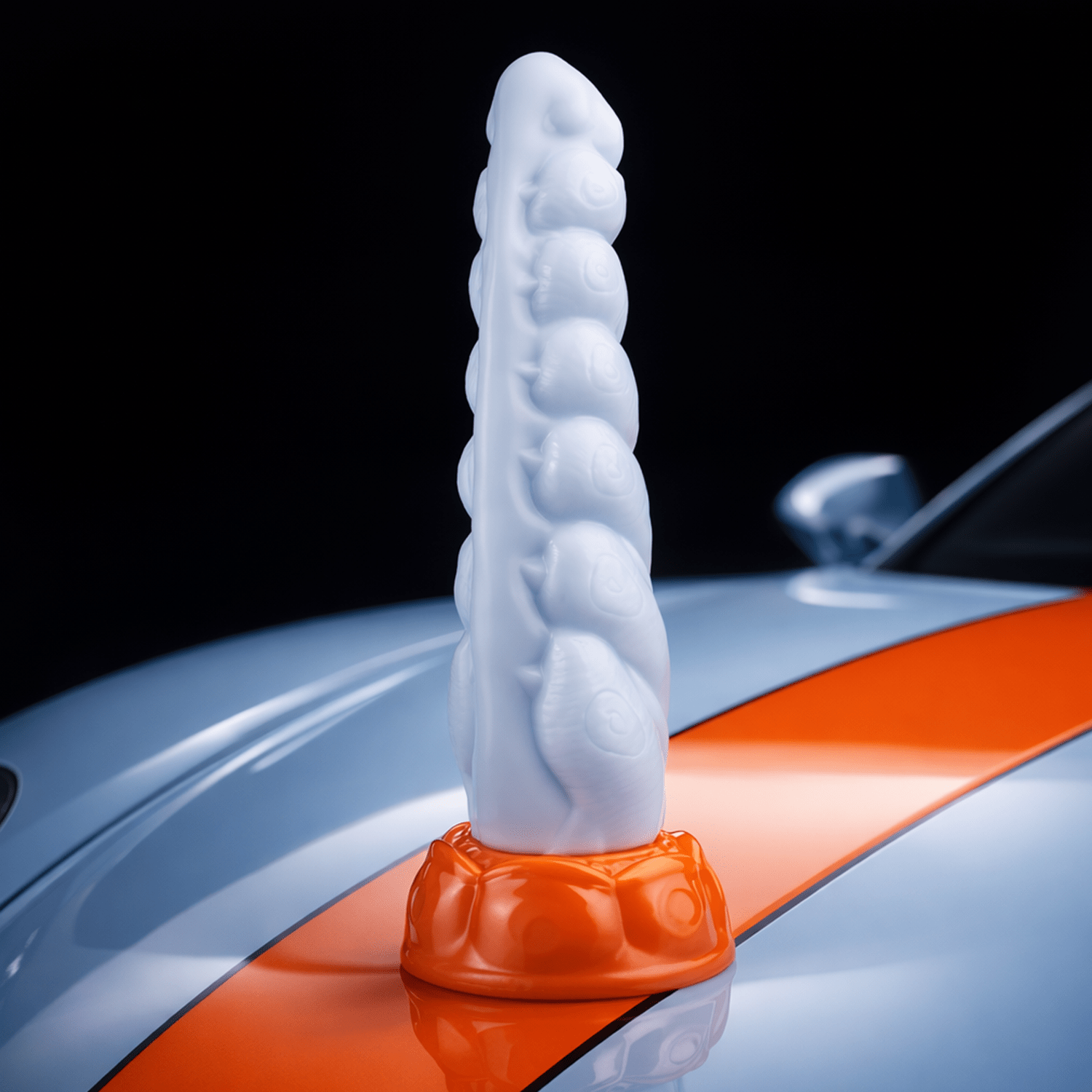 Spiraling Texture and Internal Nubs Silicone Dildo with Suction Cup - Tarisss Sex Toy Store