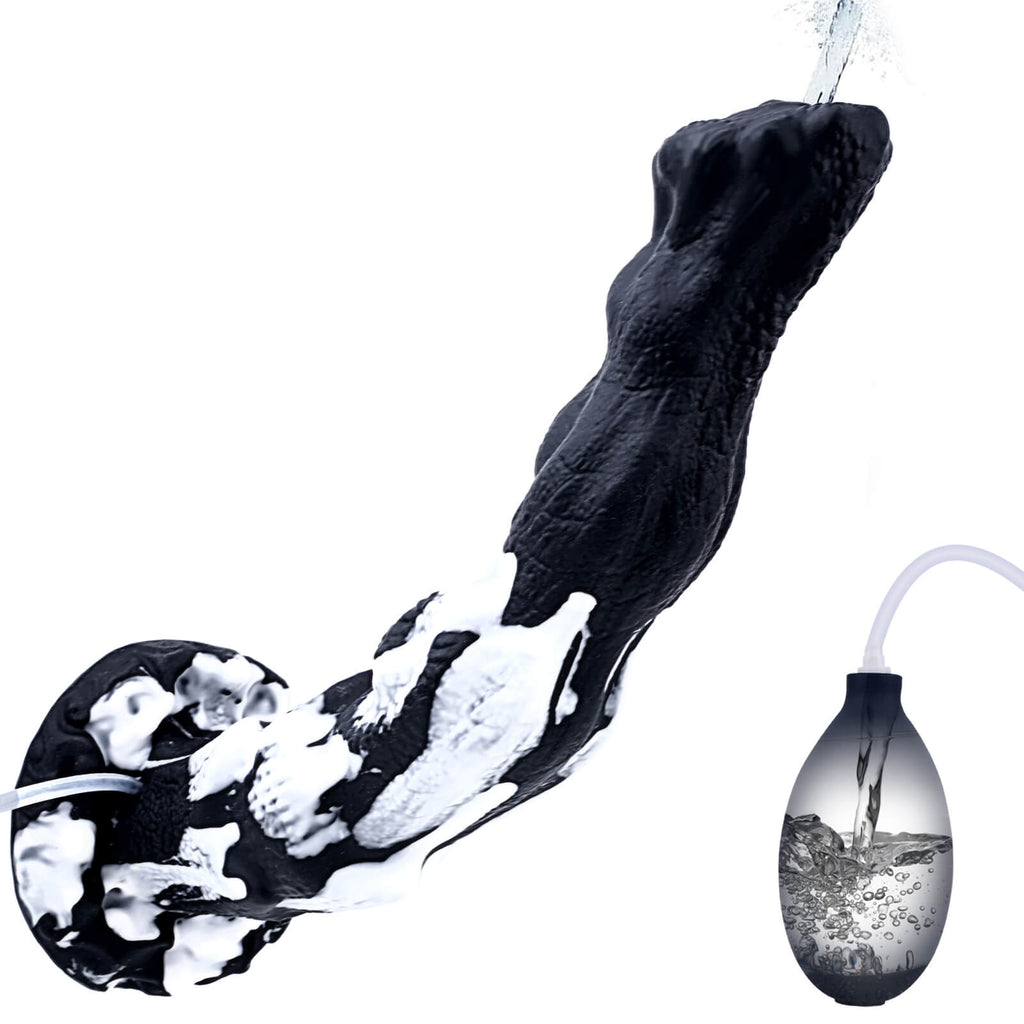 Squirting Dog Dildo with Suction Cup Base - Tarisss Sex Toy Store