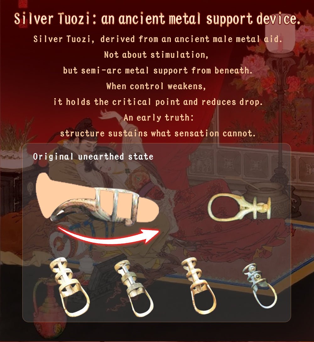 Stainless Steel Adjustable Chastity Harness with Interchangeable Ring Sizes & Secure Leather Straps - Tarisss Sex Toy Store