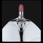 Stainless Steel Adjustable Chastity Harness with Interchangeable Ring Sizes & Secure Leather Straps - Tarisss Sex Toy Store