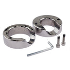Stainless Steel Adjustable Weight Ring – Ball Stretcher & Locking Design - Tarisss Sex Toy Store