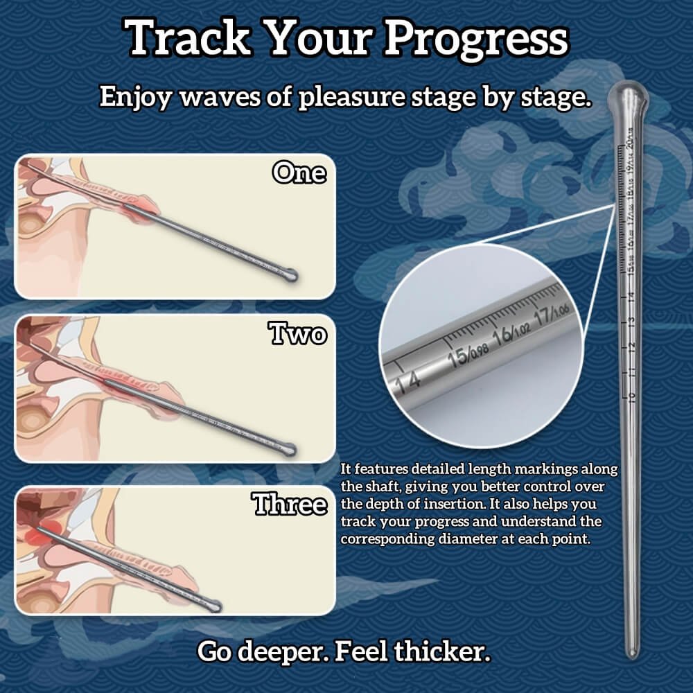 Stainless Steel Urethral Sound - Tarisss Sex Toy Store