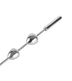 Stainless Steel Urethral Sound Dilator with Beads, Metal Urethral Sounding Plug - Tarisss Sex Toy Store