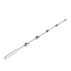 Stainless Steel Urethral Sound Dilator with Beads, Metal Urethral Sounding Plug - Tarisss Sex Toy Store