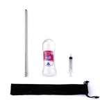 Stainless Steel Urethral Sounding Rod with Lubricant Applicator & Pouch - Tarisss Sex Toy Store
