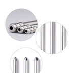 Stainless Steel Urethral Sounding Rod with Lubricant Applicator & Pouch - Tarisss Sex Toy Store