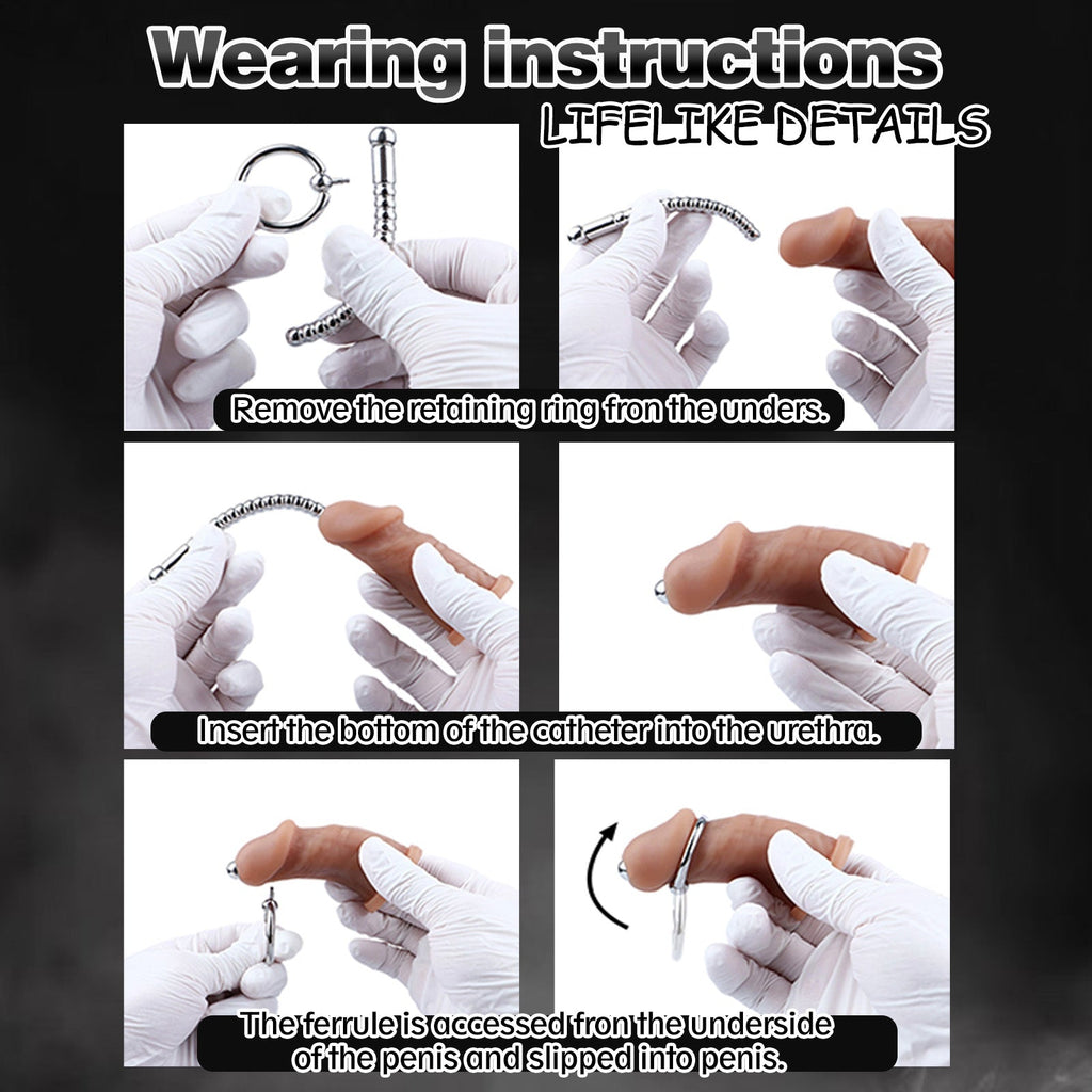 Stainless steel urinary catheter - Tarisss Sex Toy Store