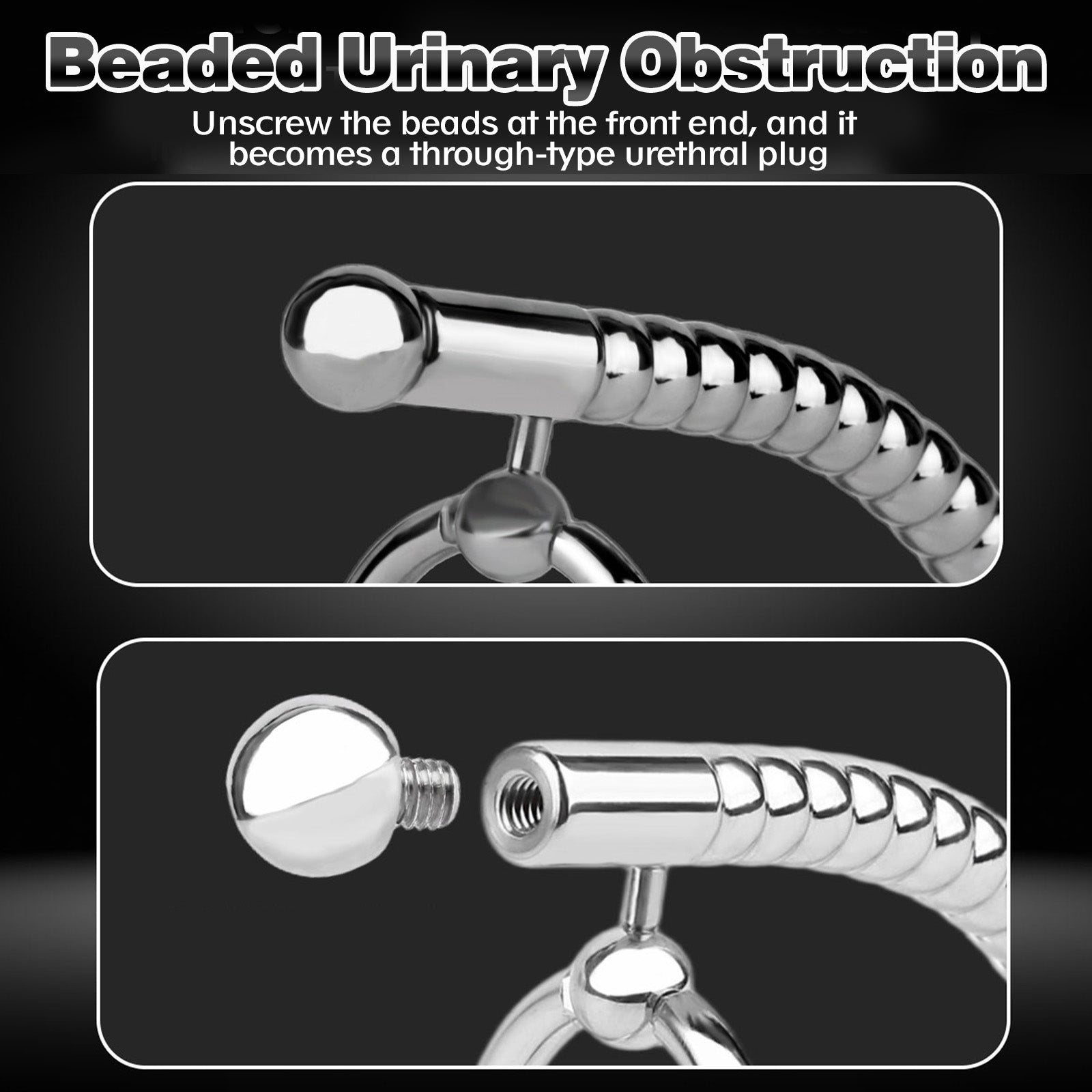 Stainless steel urinary catheter - Tarisss Sex Toy Store
