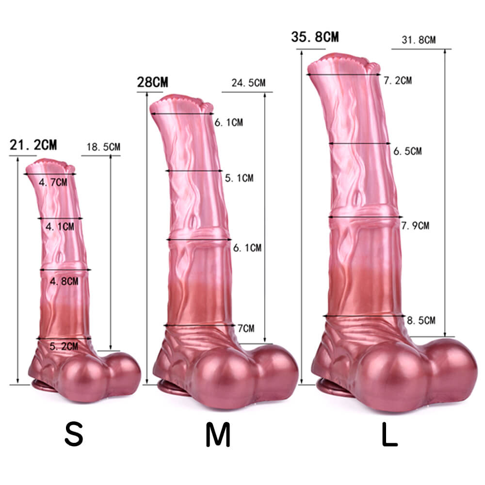 Stallion 14 Inch Fantasy Flared Horse Dildo - Tarisss Sex Toy Store