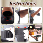 Strap On Dildo Vibrator - Tarisss Sex Toy Store