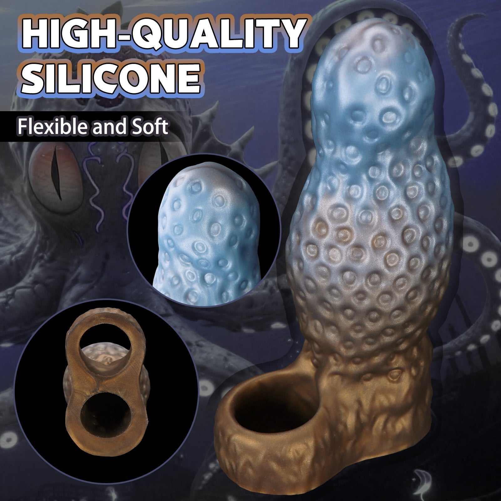 Strawberry Silicone Penis Sleeve - Tarisss Sex Toy Store