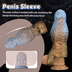 Strawberry Silicone Penis Sleeve - Tarisss Sex Toy Store